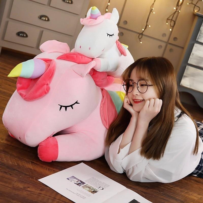 Giant plush unicorn 25 -80cm - It's all about toys