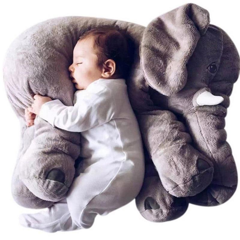 Stuffed Elephant shaped pillow 60CM - It's all about toys